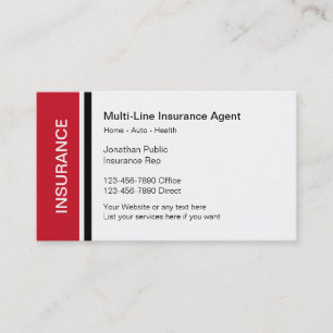 Insurance Business Cards