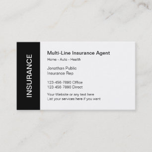 Insurance Business Cards