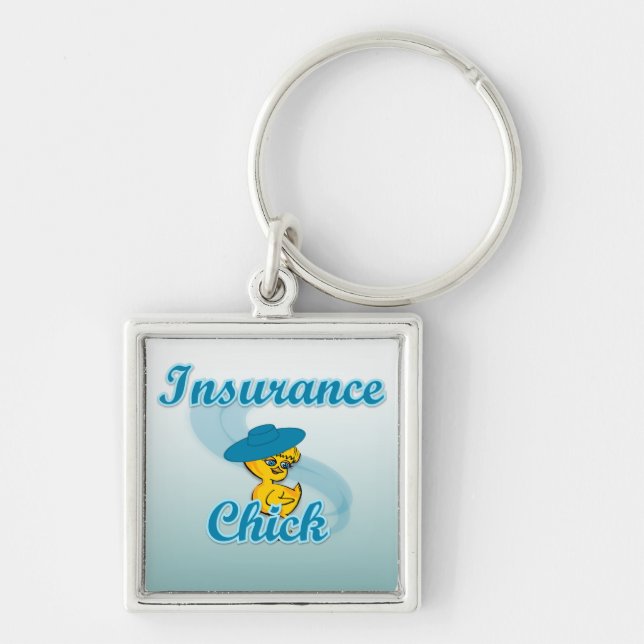 Insurance Chick #3 Key Ring (Front)