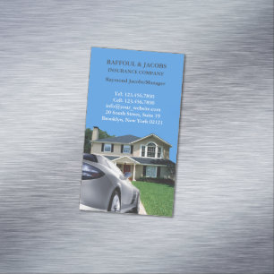 Insurance Magnetic Business Card