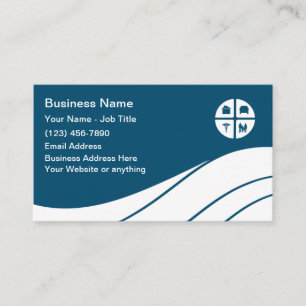 Insurance Provider Modern Business Cards