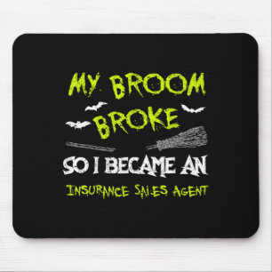 Insurance Sales Agent Halloween Costume Shirt Mouse Pad