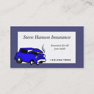 Insurance Salesman business card