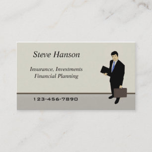Insurance Salesman Business Card