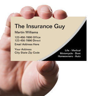 Insurance Services Template Business Card