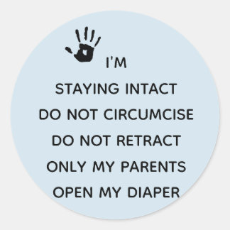 Intact Hospital Care Stickers