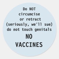 intact no circ hospital warning