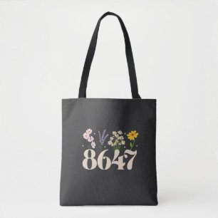 intage 8647, Anti Trump, Floral Feminist, Subtle Tote Bag