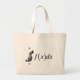 Integral cat large tote bag
