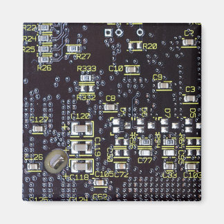 Integrated Circuit Board On A Magnet