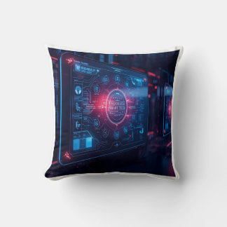 Integrated Smart Tech Panel Art Print | Discreet M Cushion