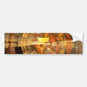 Integrity Abstract Art Bumper Sticker