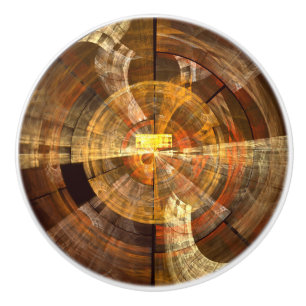 Integrity Abstract Art Ceramic Knob