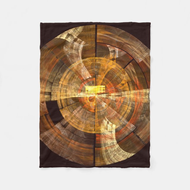 Integrity Abstract Art Fleece Blanket (Front)