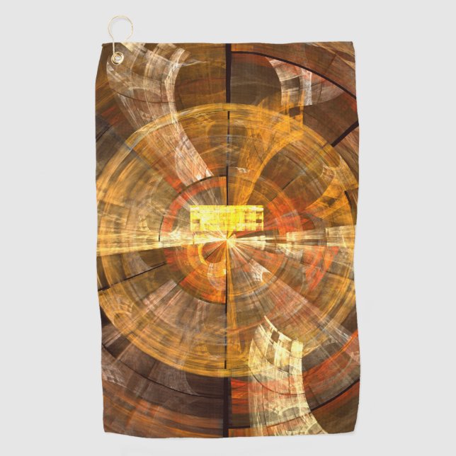 Integrity Abstract Art Golf Towel (Front)