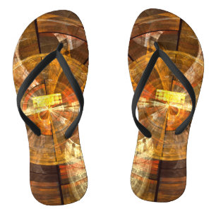 Integrity Abstract Art Jandals