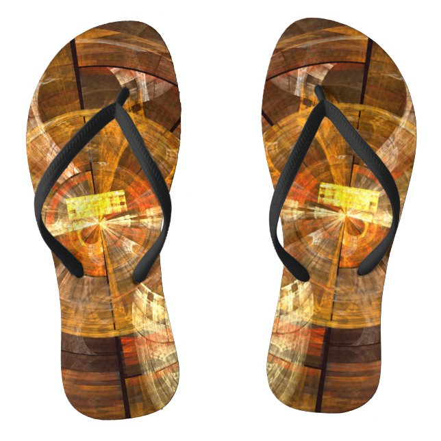 Integrity Abstract Art Jandals (Footbed)