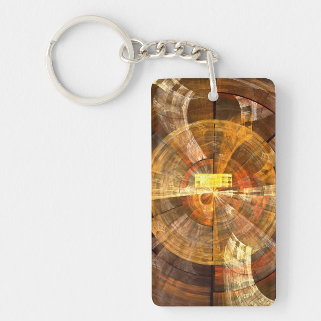 Integrity Abstract Art Key Ring (Front)