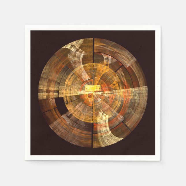 Integrity Abstract Art Napkin (Front)