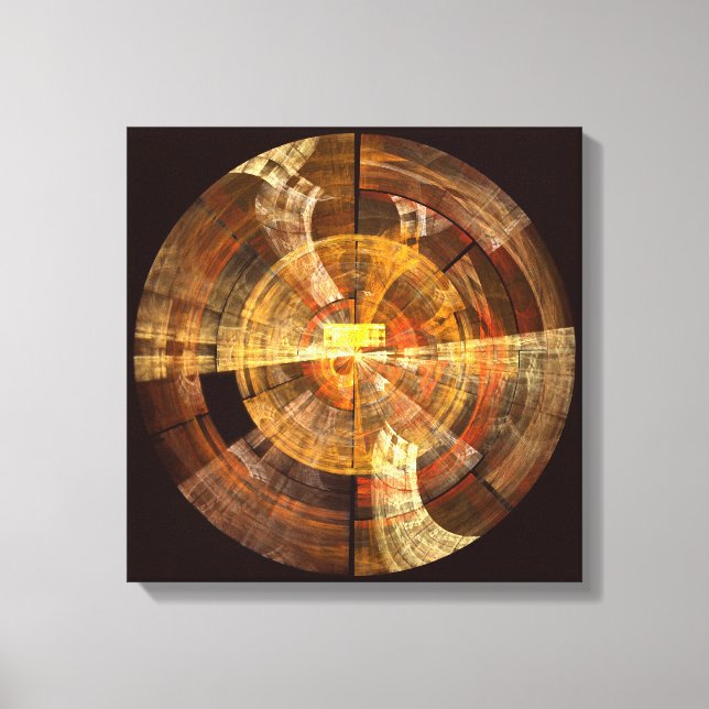 Integrity Abstract Art Quad Canvas Print (Front)