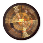 Integrity Abstract Art Round Magnet
