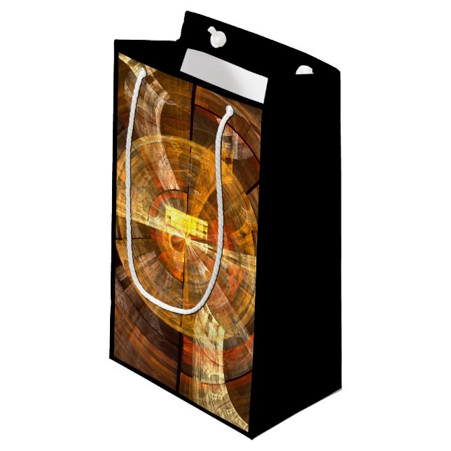 Integrity Abstract Art Small Gift Bag (Front Angled)