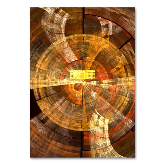 Integrity Abstract Art Table Card (Front)