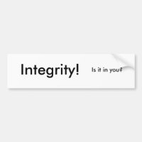 Integrity!
