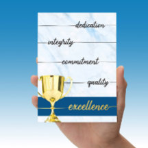 Integrity, Commitment to Excellence Appreciation