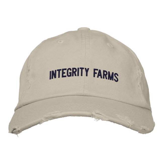 Integrity Farms Embroidered Hat (Front)
