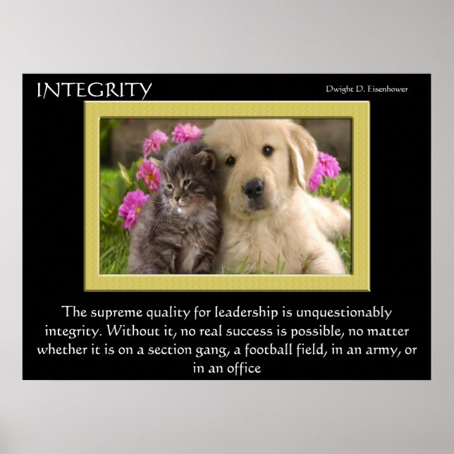 INTEGRITY Posters (Front)