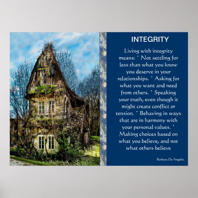 INTEGRITY  Posters (Front)