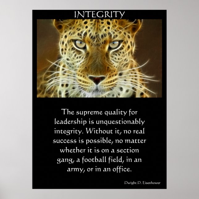 INTEGRITY Posters 30 (Front)
