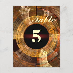 Integrity Table Number Postcard