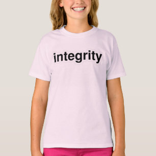 Integrity Text Tee - Honest and Empowering Vibes!