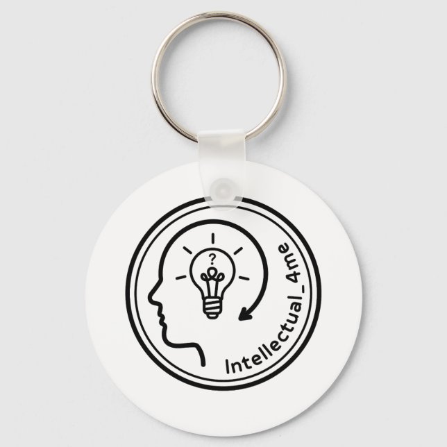 Intellectual-4me cap key ring (Front)