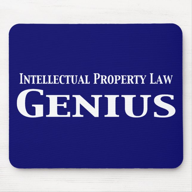 Intellectual Property Law Genius Gifts Mouse Pad (Front)