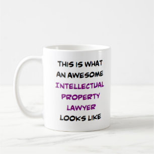 intellectual property lawyer, awesome coffee mug