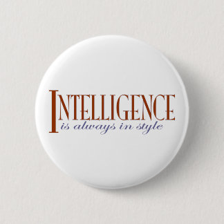 Intelligence 6 Cm Round Badge