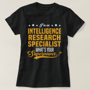 Intelligence Research Specialist T-Shirt