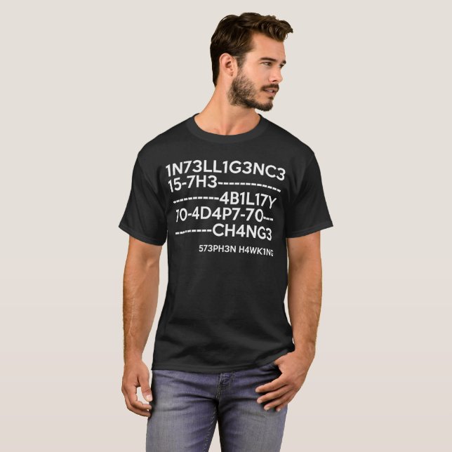 Intelligence T-Shirt (Front Full)