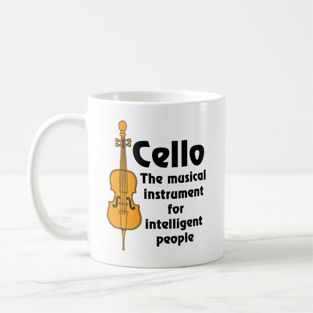 Intelligent Cello Coffee Mug (Left)