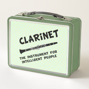 Intelligent Clarinet Metal Lunch Box