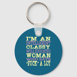Intelligent Cly Well Educated Woman Who Says For Key Ring