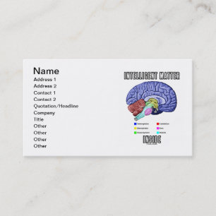 Intelligent Matter Inside (Brain Anatomy) Business Card