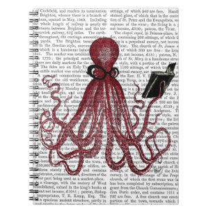 Intelligent Octopus Spiral Notebook