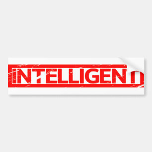 Intelligent Stamp Bumper Sticker