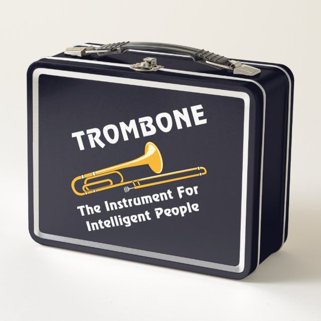 Intelligent Trombone Metal Lunch Box (Front)