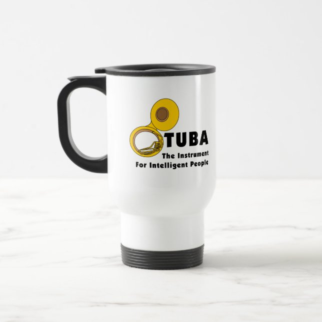 Intelligent Tuba Travel Mug (Left)