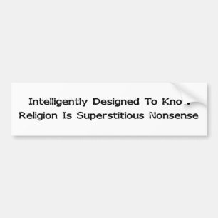 Intelligently Designed Bumper Sticker
